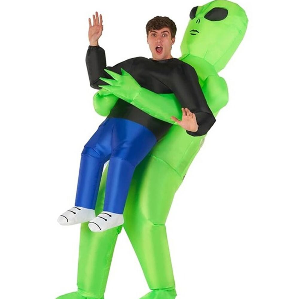 Morph Inflatable Alien Costume – Blow Up Alien Abduction Costume – Adult